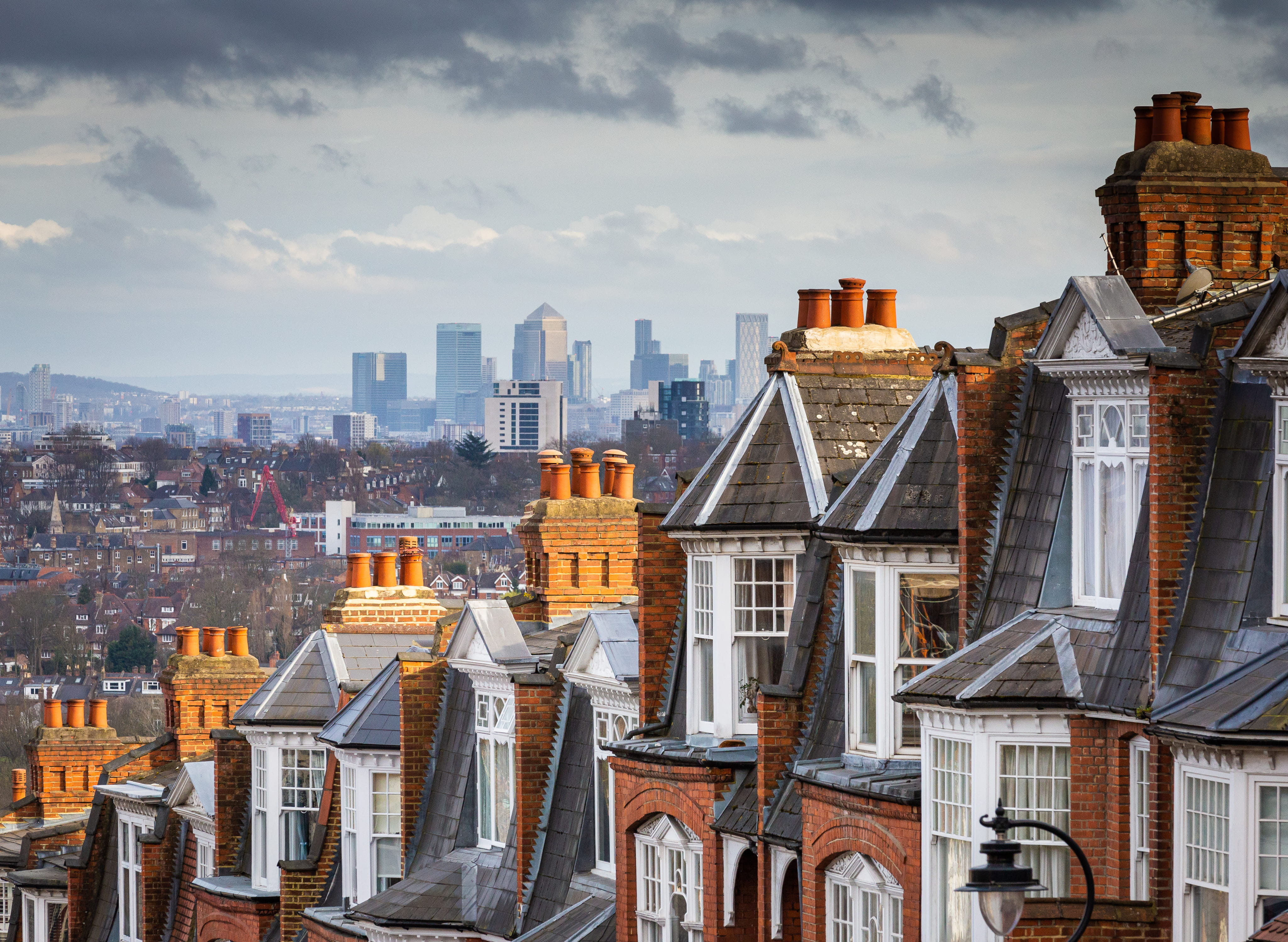 Detached brick residential home